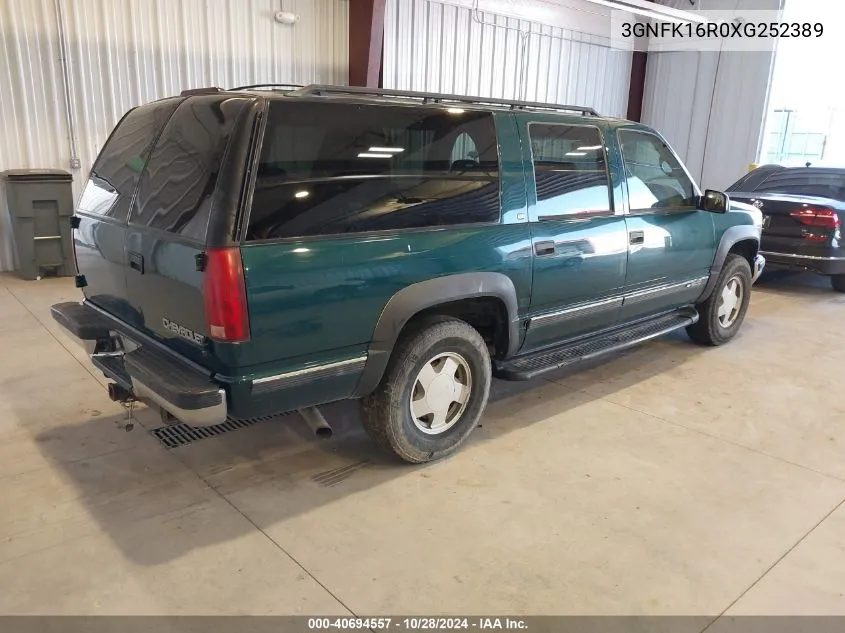 1999 Chevrolet Suburban 1500 Lt VIN: 3GNFK16R0XG252389 Lot: 40694557