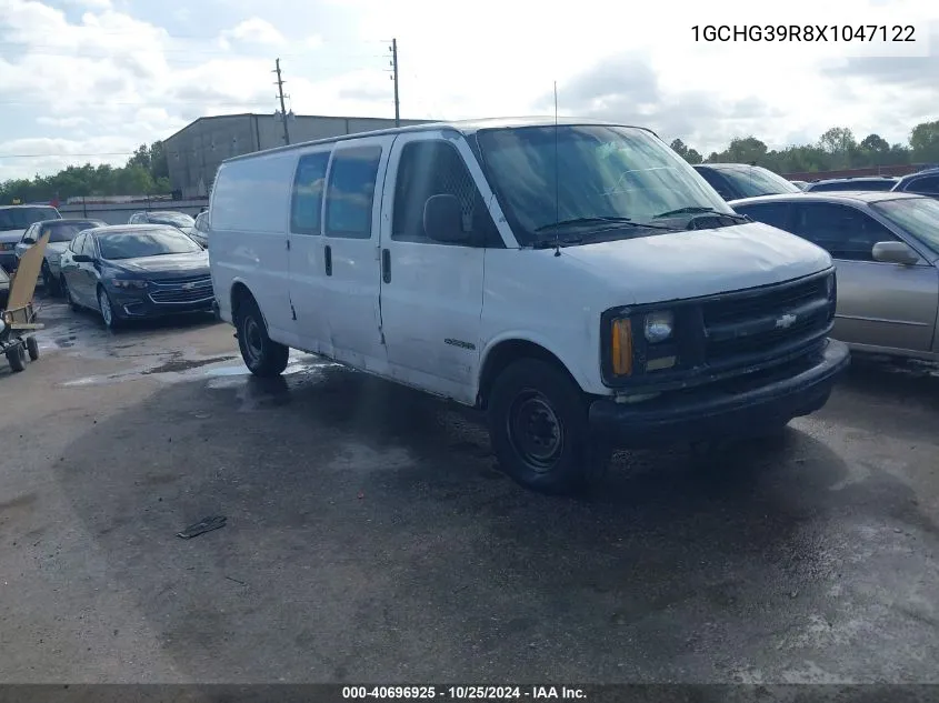 1999 Chevrolet Express VIN: 1GCHG39R8X1047122 Lot: 40696925