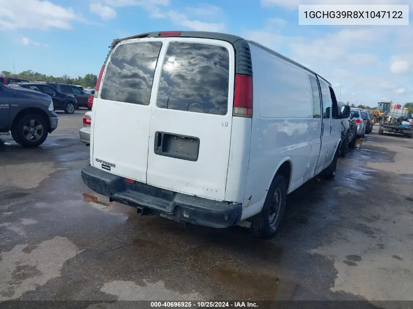 1999 Chevrolet Express VIN: 1GCHG39R8X1047122 Lot: 40696925