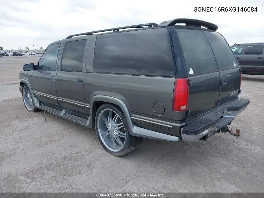 1999 Chevrolet Suburban 1500 Lt VIN: 3GNEC16R6XG146084 Lot: 40725410