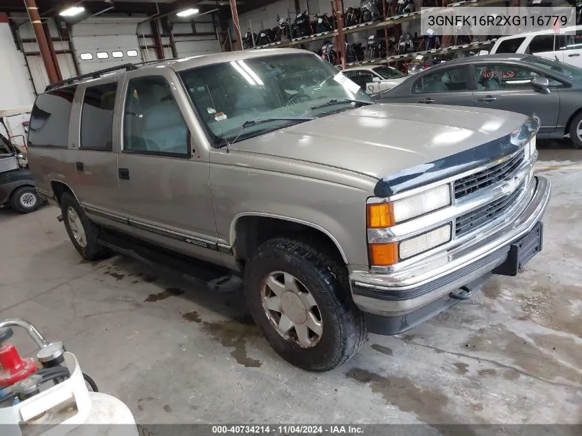 1999 Chevrolet Suburban 1500 Lt VIN: 3GNFK16R2XG116779 Lot: 40734214