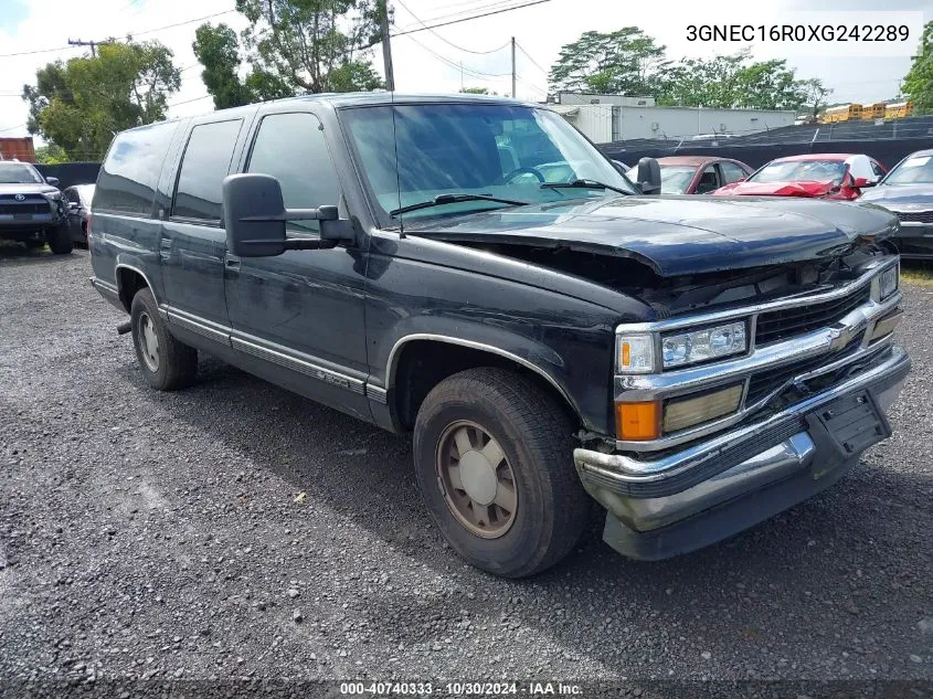 1999 Chevrolet Suburban 1500 Lt VIN: 3GNEC16R0XG242289 Lot: 40740333