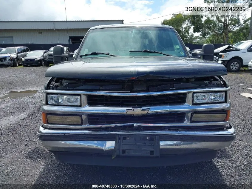 1999 Chevrolet Suburban 1500 Lt VIN: 3GNEC16R0XG242289 Lot: 40740333