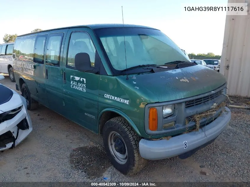 2000 Chevrolet Express G3500 VIN: 1GAHG39R8Y1117616 Lot: 40542309