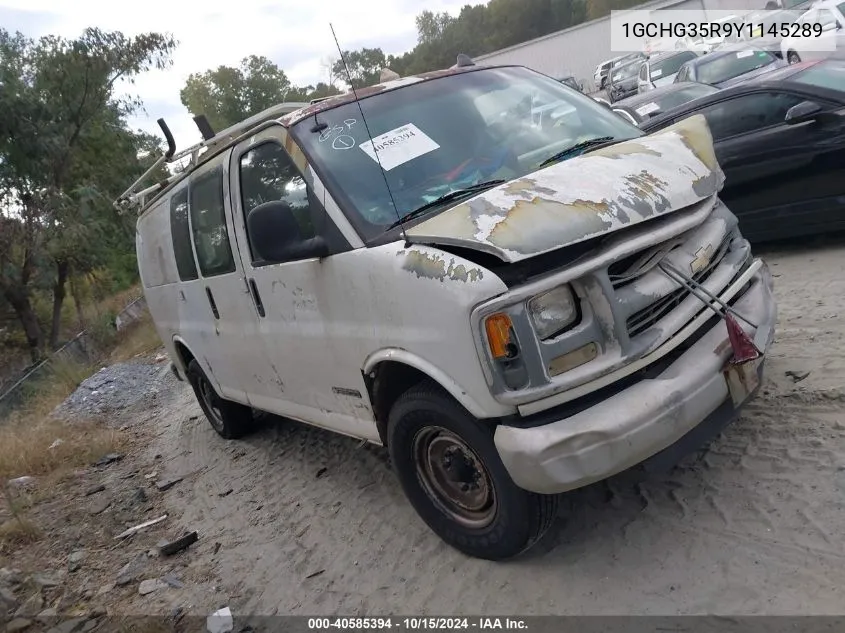 2000 Chevrolet Express VIN: 1GCHG35R9Y1145289 Lot: 40585394