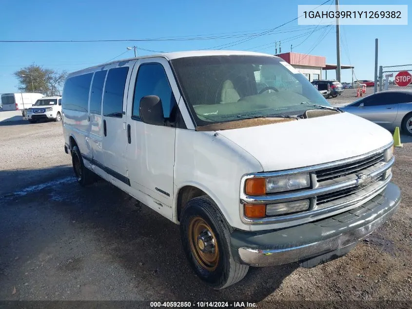 2000 Chevrolet Express VIN: 1GAHG39R1Y1269382 Lot: 40592850