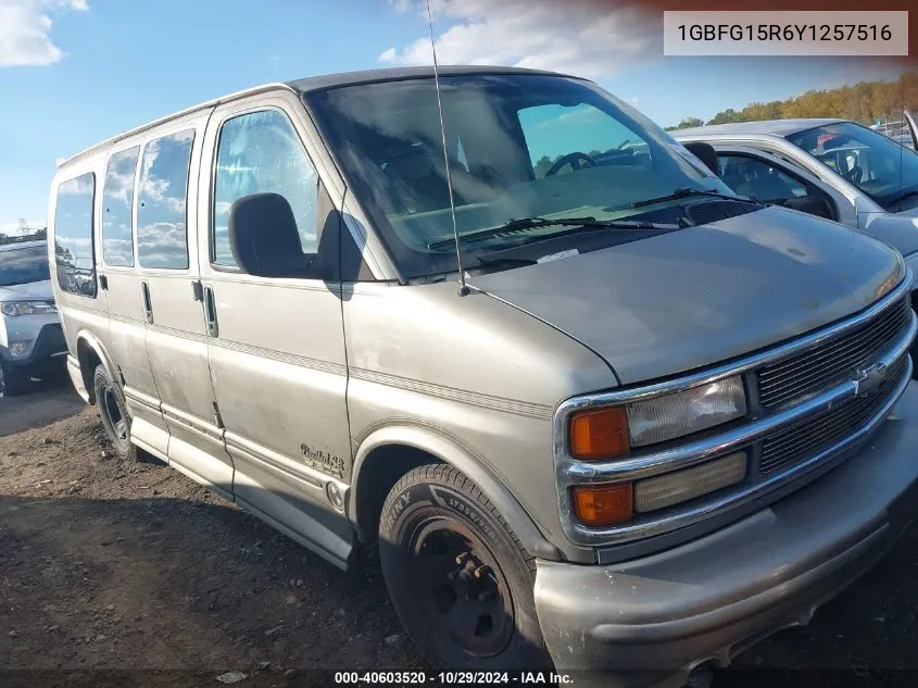 2000 Chevrolet Express Upfitter Pkg. VIN: 1GBFG15R6Y1257516 Lot: 40603520