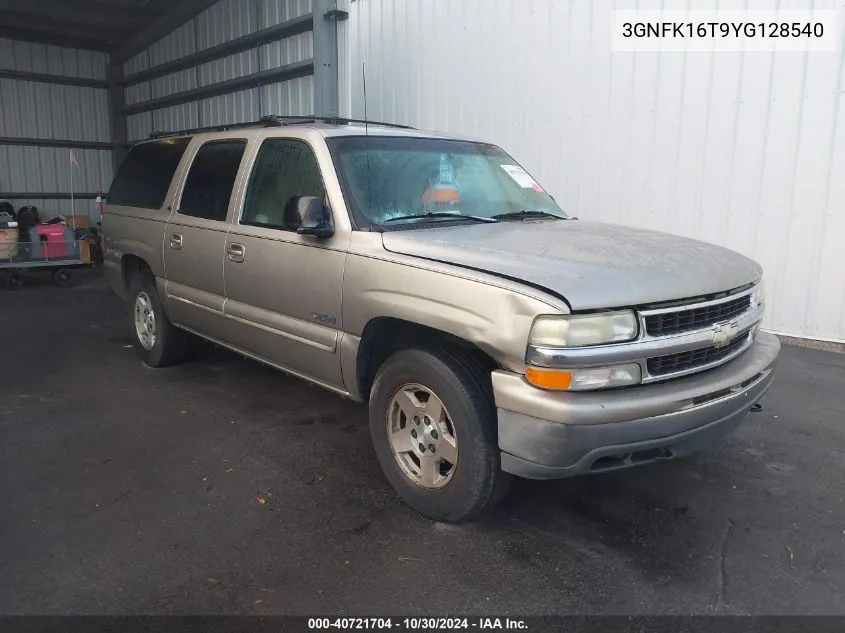 2000 Chevrolet Suburban 1500 Lt VIN: 3GNFK16T9YG128540 Lot: 40721704