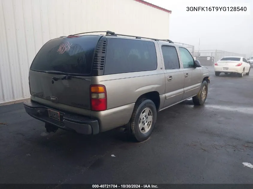 2000 Chevrolet Suburban 1500 Lt VIN: 3GNFK16T9YG128540 Lot: 40721704