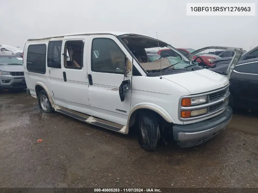 2000 Chevrolet Express Upfitter Pkg. VIN: 1GBFG15R5Y1276963 Lot: 40805283