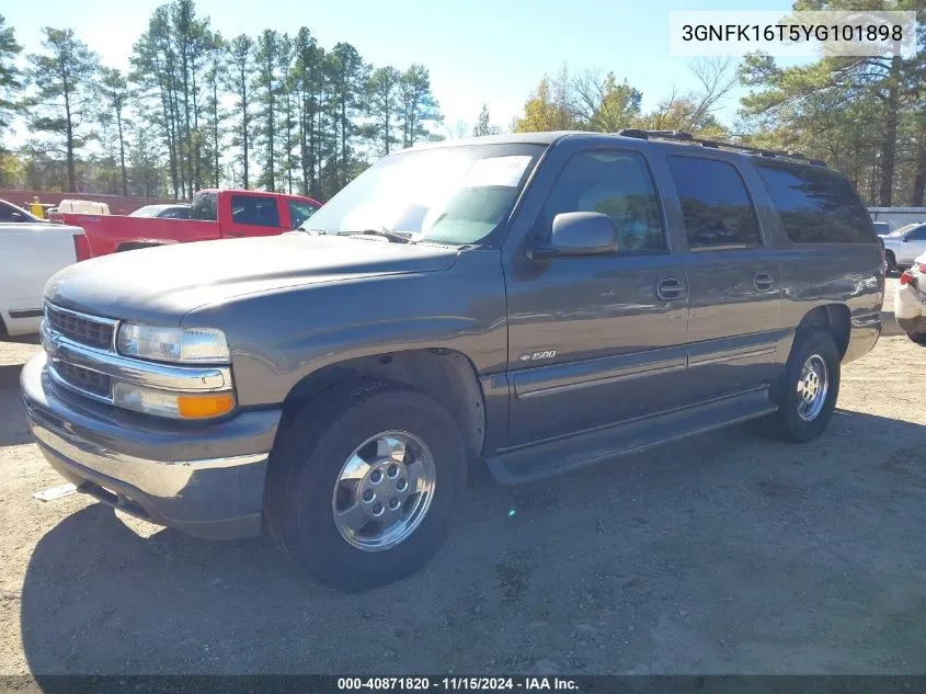 2000 Chevrolet Suburban 1500 Lt VIN: 3GNFK16T5YG101898 Lot: 40871820