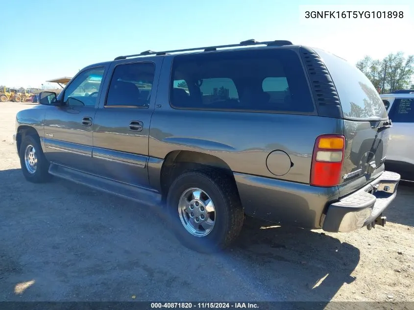 2000 Chevrolet Suburban 1500 Lt VIN: 3GNFK16T5YG101898 Lot: 40871820