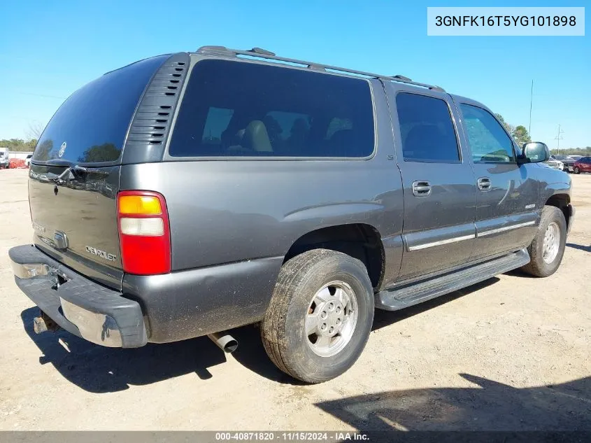 2000 Chevrolet Suburban 1500 Lt VIN: 3GNFK16T5YG101898 Lot: 40871820