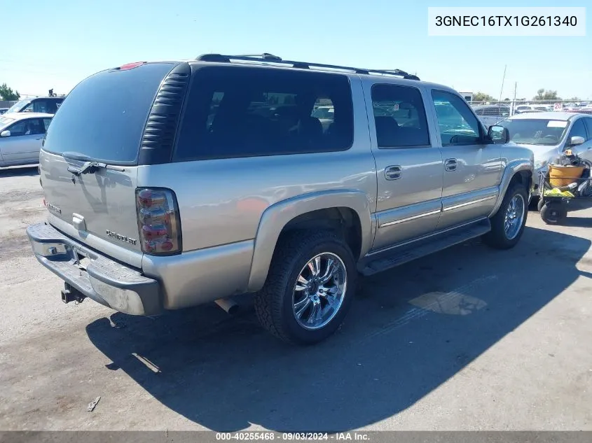 3GNEC16TX1G261340 2001 Chevrolet Suburban 1500 Ls