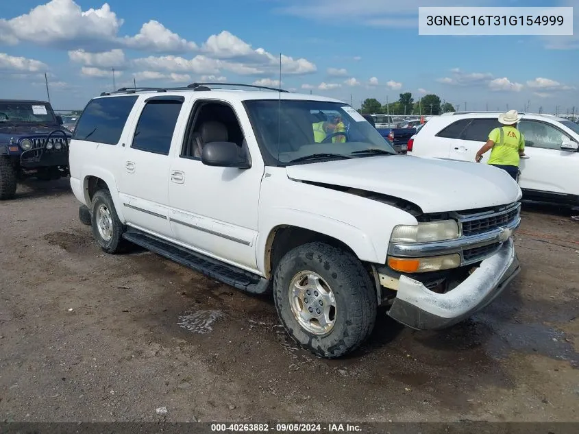 3GNEC16T31G154999 2001 Chevrolet Suburban 1500 Ls