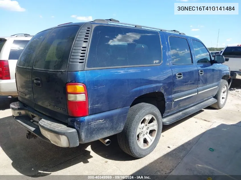 2001 Chevrolet Suburban 1500 Ls VIN: 3GNEC16T41G141484 Lot: 40349969