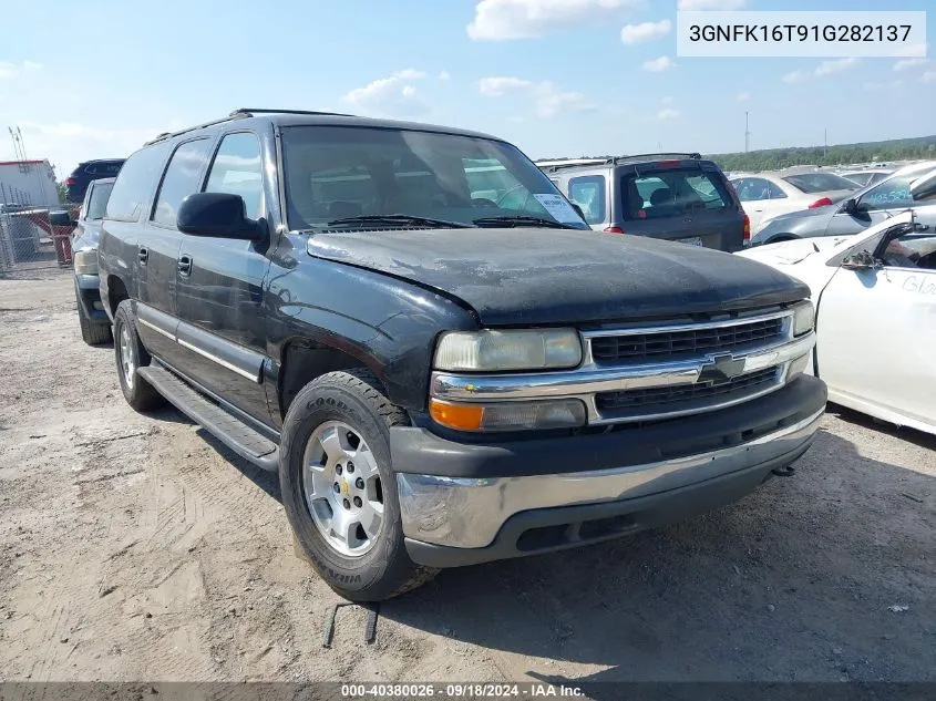 2001 Chevrolet Suburban 1500 Lt VIN: 3GNFK16T91G282137 Lot: 40380026