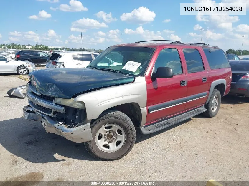 1GNEC16T71J254098 2001 Chevrolet Suburban 1500 Ls