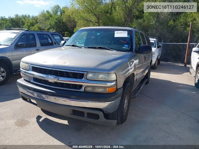 2001 Chevrolet Suburban 1500 Ls VIN: 3GNEC16T11G246127 Lot: 40490229