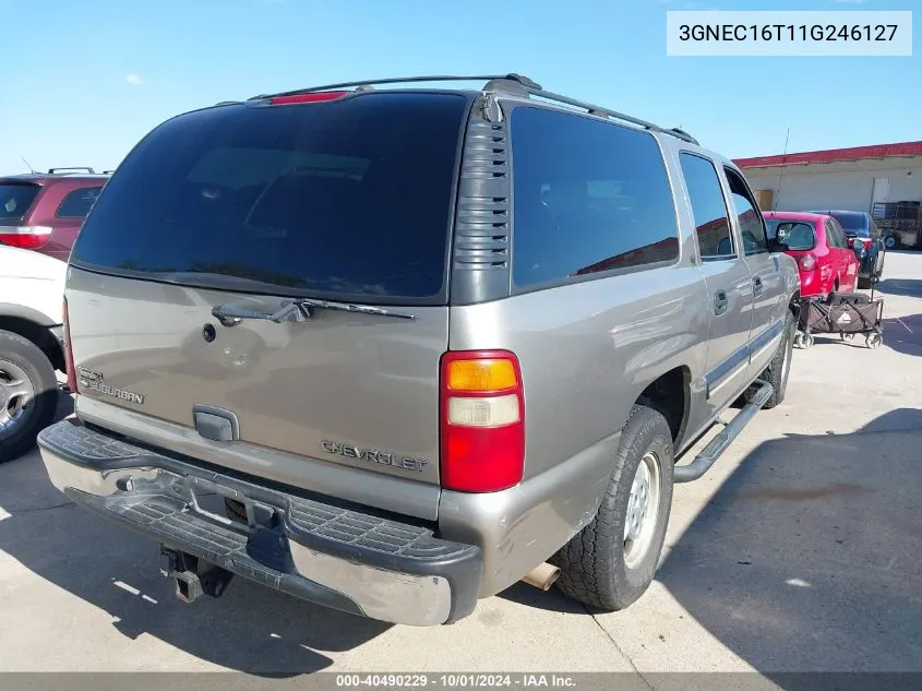 3GNEC16T11G246127 2001 Chevrolet Suburban 1500 Ls