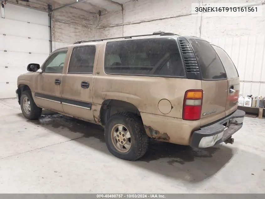 2001 Chevrolet Suburban 1500 Ls VIN: 3GNFK16T91G161561 Lot: 40498757