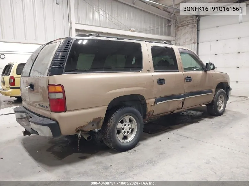 2001 Chevrolet Suburban 1500 Ls VIN: 3GNFK16T91G161561 Lot: 40498757