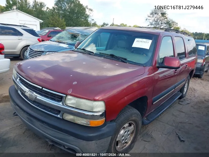 2001 Chevrolet Suburban 1500 Lt VIN: 1GNEC16T81J279446 Lot: 40501821