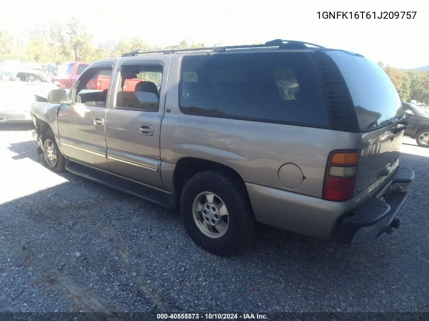 2001 Chevrolet Suburban 1500 Lt VIN: 1GNFK16T61J209757 Lot: 40555573