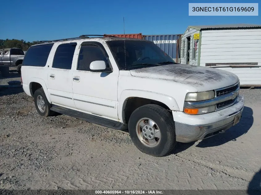 2001 Chevrolet Suburban 1500 Lt VIN: 3GNEC16T61G169609 Lot: 40605964