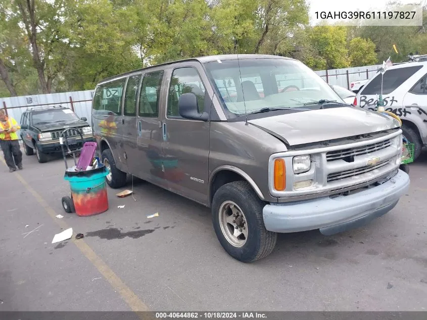 2001 Chevrolet Express VIN: 1GAHG39R611197827 Lot: 40644862