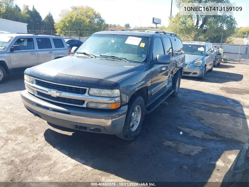 2001 Chevrolet Suburban 1500 Lt VIN: 1GNEC16T41J159109 Lot: 40652975