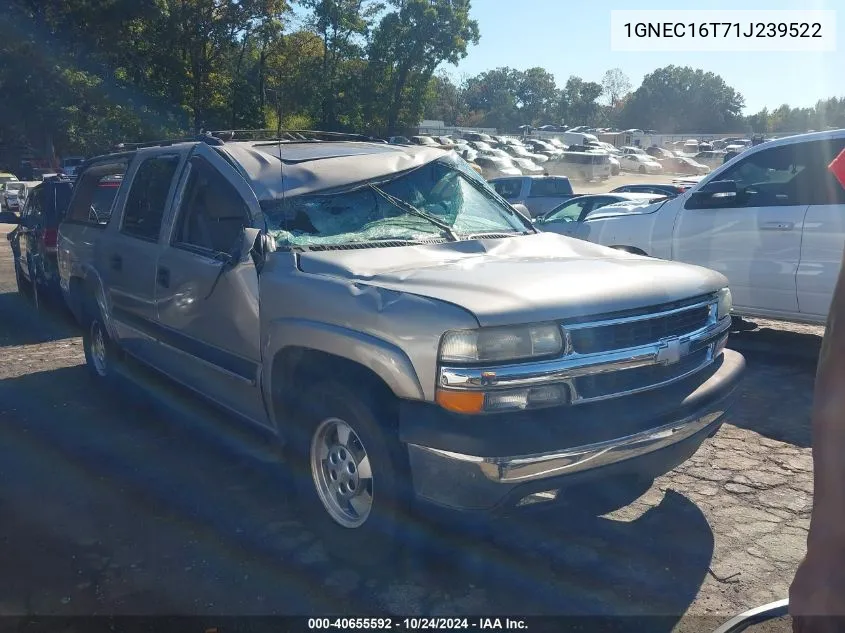 2001 Chevrolet Suburban 1500 Ls VIN: 1GNEC16T71J239522 Lot: 40655592