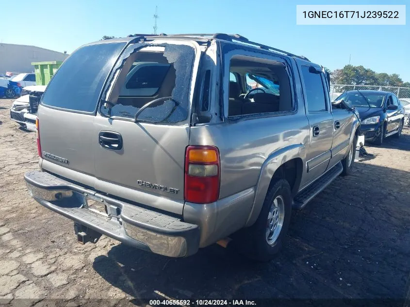 2001 Chevrolet Suburban 1500 Ls VIN: 1GNEC16T71J239522 Lot: 40655592