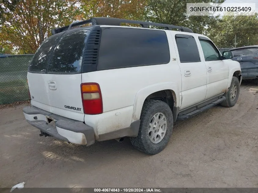 2001 Chevrolet Suburban 1500 K1500 VIN: 3GNFK16T61G225409 Lot: 40674843