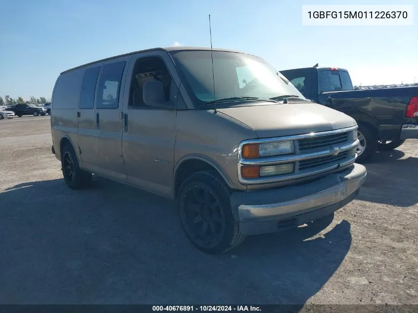 2001 Chevrolet Express Upfitter VIN: 1GBFG15M011226370 Lot: 40676891