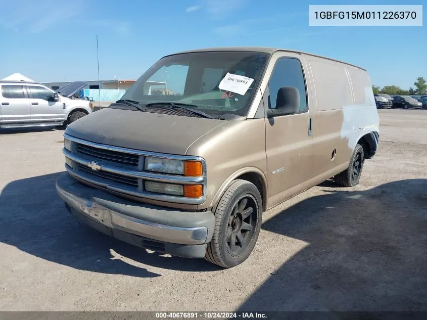 2001 Chevrolet Express Upfitter VIN: 1GBFG15M011226370 Lot: 40676891