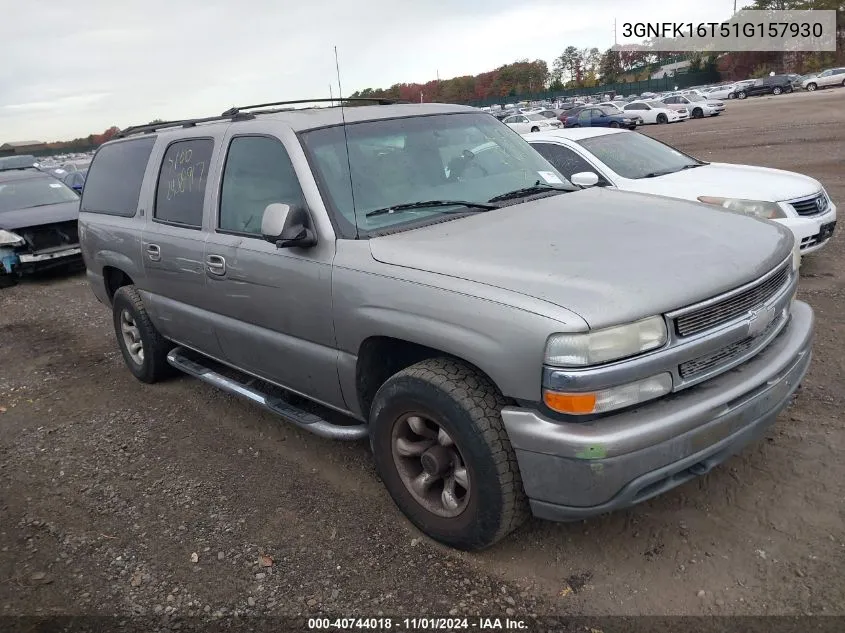 2001 Chevrolet Suburban 1500 Lt VIN: 3GNFK16T51G157930 Lot: 40744018