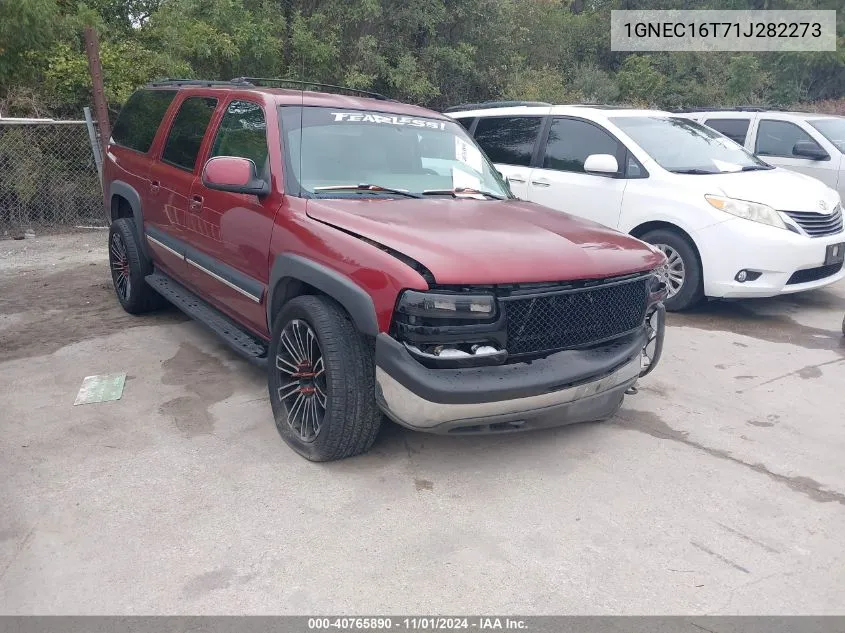 2001 Chevrolet Suburban 1500 Lt VIN: 1GNEC16T71J282273 Lot: 40765890