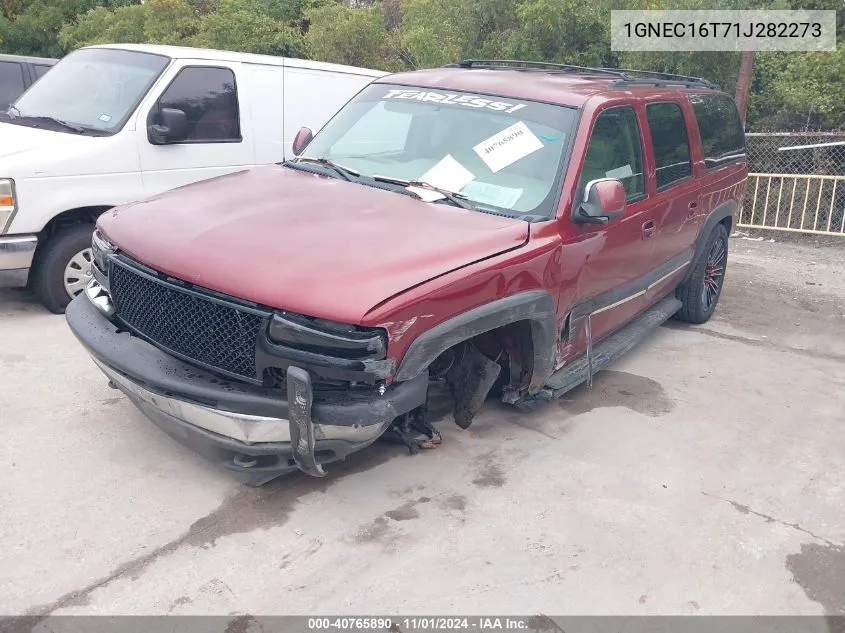 2001 Chevrolet Suburban 1500 Lt VIN: 1GNEC16T71J282273 Lot: 40765890