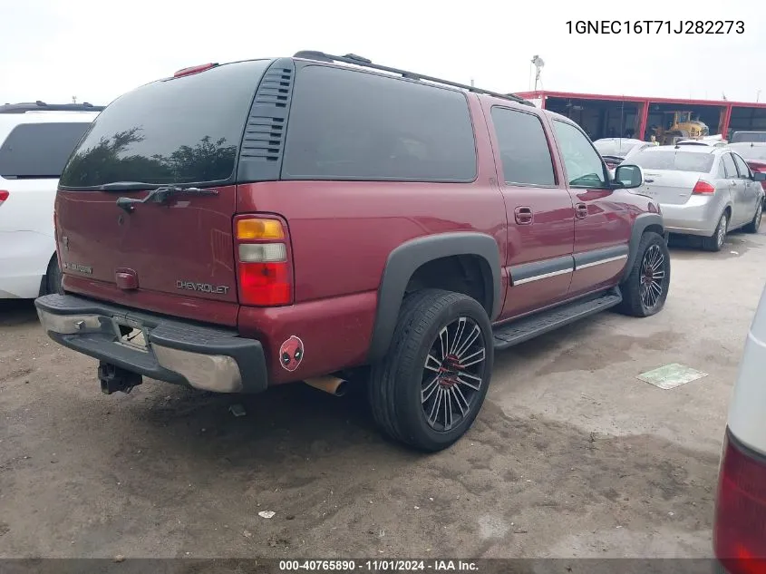 2001 Chevrolet Suburban 1500 Lt VIN: 1GNEC16T71J282273 Lot: 40765890