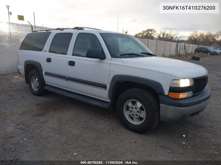 2001 Chevrolet Suburban 1500 Ls VIN: 3GNFK16T41G276200 Lot: 40790265