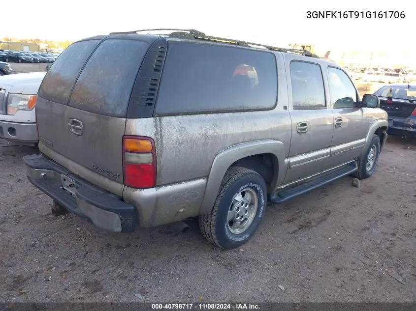 2001 Chevrolet Suburban 1500 Lt VIN: 3GNFK16T91G161706 Lot: 40798717