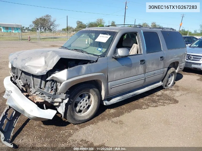 2001 Chevrolet Suburban 1500 Ls VIN: 3GNEC16TX1G267283 Lot: 40901358