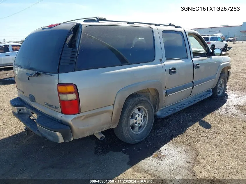 2001 Chevrolet Suburban 1500 Ls VIN: 3GNEC16TX1G267283 Lot: 40901358