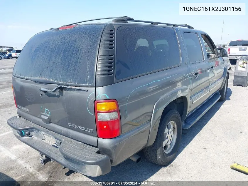 1GNEC16TX2J301156 2002 Chevrolet Suburban 1500 Lt