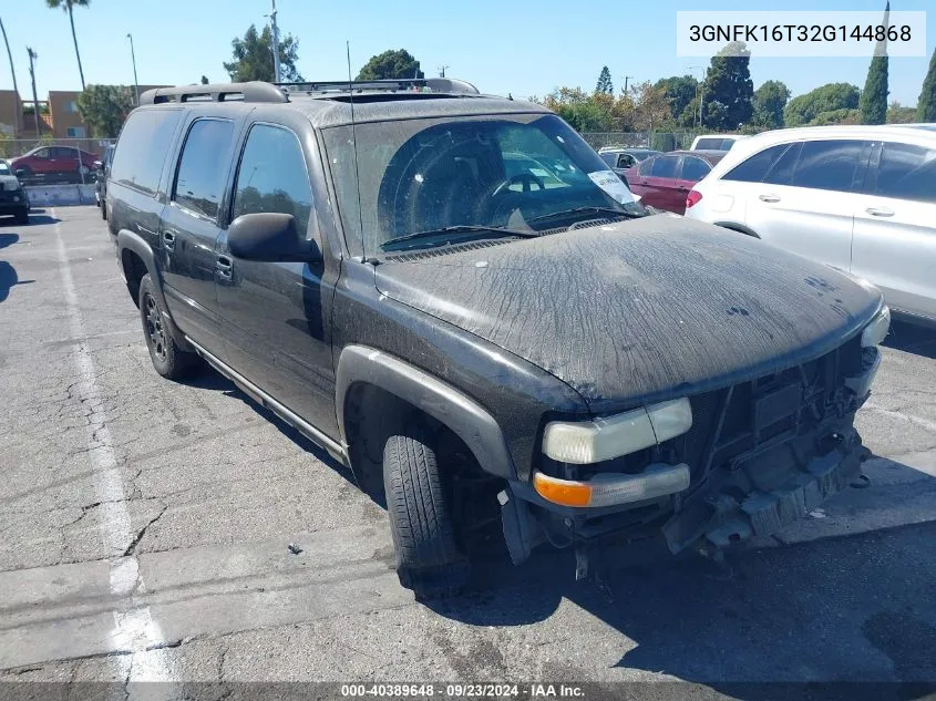 2002 Chevrolet Suburban 1500 Z71 VIN: 3GNFK16T32G144868 Lot: 40389648