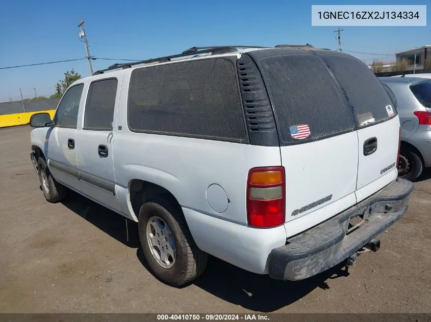 2002 Chevrolet Suburban 1500 Ls VIN: 1GNEC16ZX2J134334 Lot: 40410750