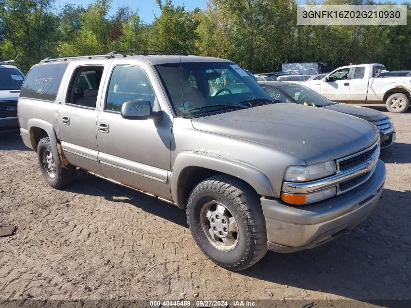 3GNFK16Z02G210930 2002 Chevrolet Suburban 1500 Lt