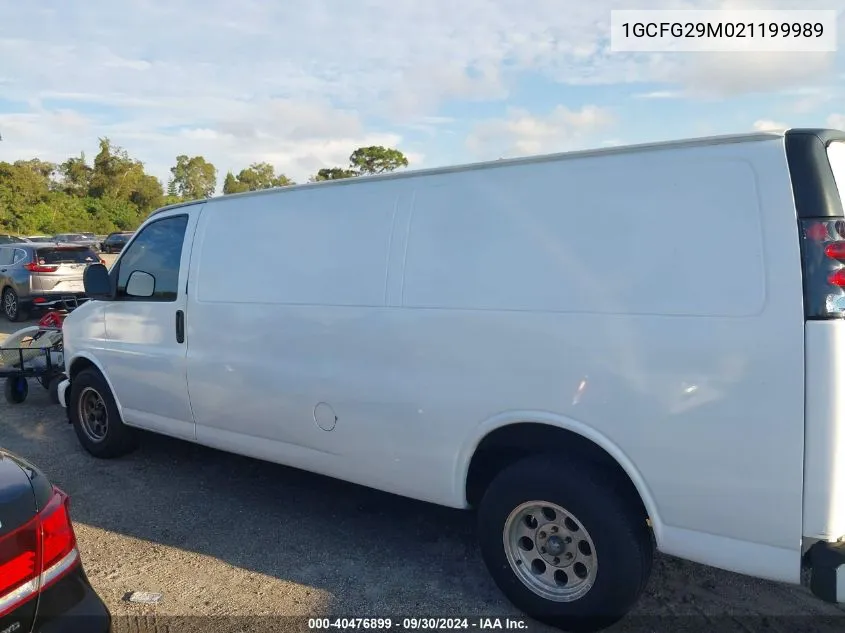 1GCFG29M021199989 2002 Chevrolet Express