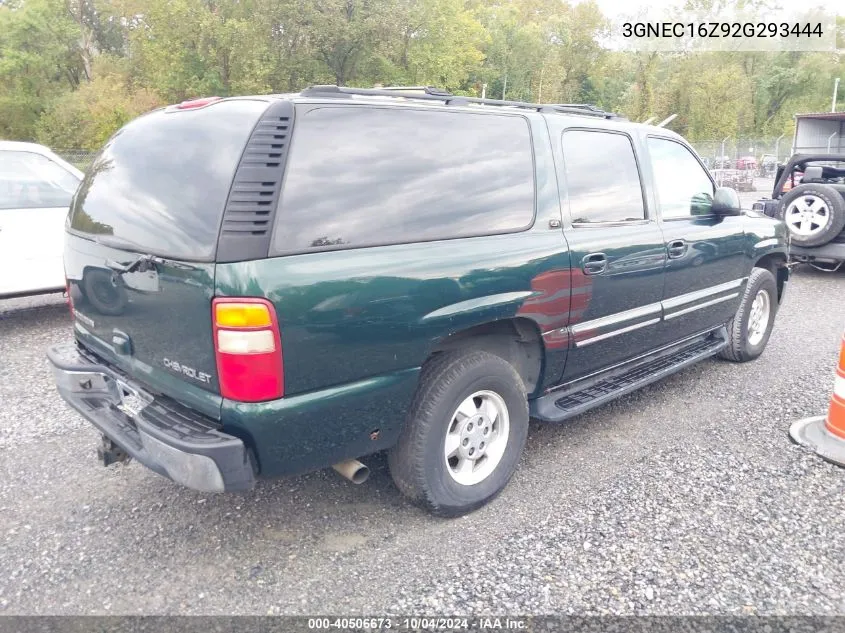 2002 Chevrolet Suburban 1500 Lt VIN: 3GNEC16Z92G293444 Lot: 40506673